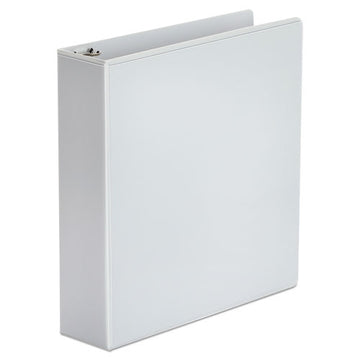 Universal® Economy Round Ring View Binder, 3 Rings, 2" Capacity, 11 X 8.5, White freeshipping - TVN Wholesale